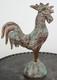 Old Rooster Weather Vane Church Steeple Zinc Copper Folk Art 2946