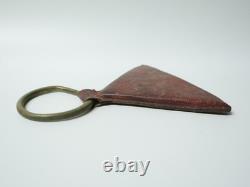 Old set of 2 Tuareg objects: amulet and flint pouch, Sahel, Quran, 19th–20th century