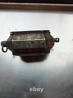 Opium box 19th century Chinese Tobacco Opium Chinese paktong