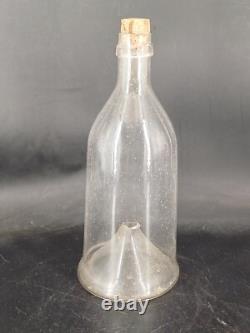 PRETTY ANTIQUE POPULAR ART VAIRONS TRAP APPT FISH BLOWN GLASS 18th CENTURY