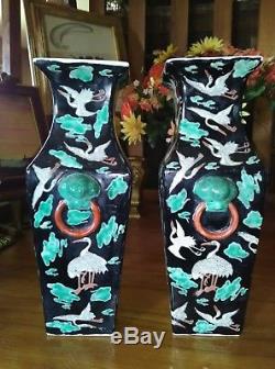 Pair Of Chinese Vases Guangxu XIX