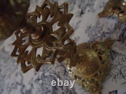 Pair of 19th-Century Candlesticks, Winged Dragon, Griffin, Hippogriff, Napoleon III