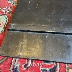 Pair of Lacquered and Decorated Panels Japan Mount FUJI Meiji Period Very Rare