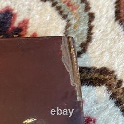 Pair of Lacquered and Decorated Panels Japan Mount FUJI Meiji Period Very Rare