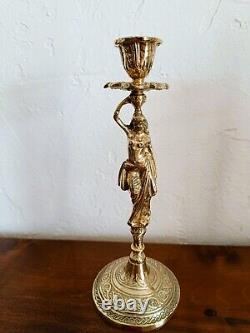 Pair of Louis XV bronze candlesticks