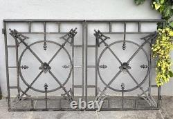 Pair of Wrought Iron Gates from the Altar of a Brewer’s Chapel