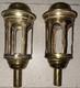 Pair Of Openwork Brass Tips In Empire / Napoleon Iii Antique Style