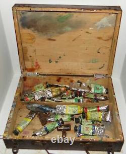 Peinture Package / Very Old Peinter Package With Knife Tubes