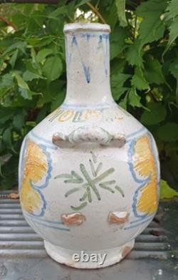 Pilgrim's flask, Nevers faience, 18th century