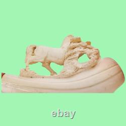 Pipe Calumet Sea Foam Horse Decor Popular Art Case