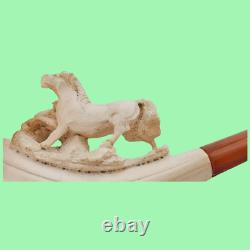 Pipe Calumet Sea Foam Horse Decor Popular Art Case