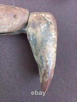 Polychrome Wooden Puppet with Articulated Mouth, Hands, Fingers, and Feet, China, 19th Century