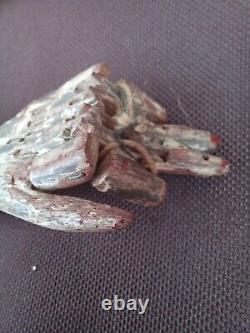 Polychrome Wooden Puppet with Articulated Mouth, Hands, Fingers, and Feet, China, 19th Century