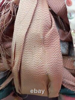 Polychrome Wooden Puppet with Articulated Mouth, Hands, Fingers, and Feet, China, 19th Century