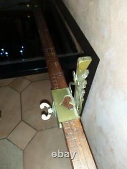 Popular Art Antique Tool 19th Century Silk Wood Bronze Measuring Rule