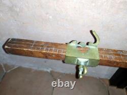 Popular Art Antique Tool 19th Century Silk Wood Bronze Measuring Rule