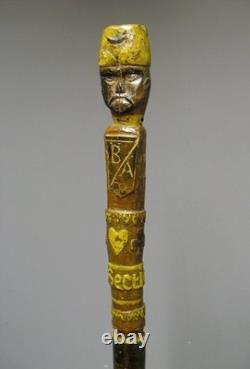 Popular Art Cane of the Soldier of the Army of Africa
