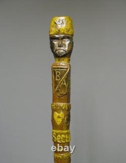 Popular Art Cane of the Soldier of the Army of Africa