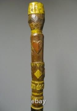 Popular Art Cane of the Soldier of the Army of Africa