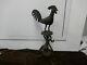 Popular Art Rooster Oil Lamp, Ironwork, H 37cm, W 1.7kg, 20th Century