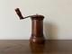 Provencal Coffee Mill In Natural Turned Oak From The 18th Century Folk Art