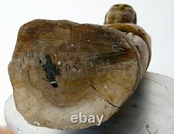 RELIGIOUS STATUE, signed JR or RJ, artist, folk art, religious, sculpture