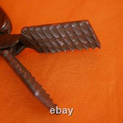 Rare 18th Decorated Tool Clamp To Mount Or A Tender, Bootsier Cordonnier Tool