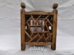 Rare. 19th Century Chinese Chair for Baby in Wood. Tenon and Mortise Joinery.