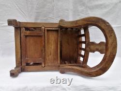 Rare. 19th Century Chinese Chair for Baby in Wood. Tenon and Mortise Joinery.