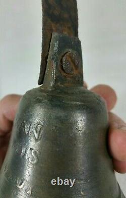 Rare Bronze Bell Master Fondeur Jean Dubois At Puy 17th Or Early 18th