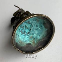 Rare Bronze Table Bell Ring With Bell Cupidon