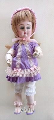 Rare Charming Very Old Doll Wooden Body 10 Joints