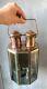 Rare Copper And Brass Lantern With Two Lights