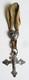 Rare Grille Cross, Chamb&eacute;ry, Savoie, Virgin Court, Antique Silver, Inri, Savoyard