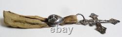 Rare Grille Cross, Chambéry, Savoie, Virgin Court, antique silver, INRI, Savoyard