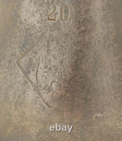 Rare Large Cow Bell, No. 20 / Marked A. F. – Ram’s Head Symbol, 1,780 kg