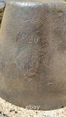 Rare Large Cow Bell, No. 20 / Marked A. F. – Ram’s Head Symbol, 1,780 kg