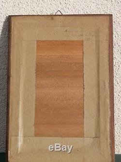 Rare Marquetry Of Saint Odile 1942 Paul Spindler Excellent Condition