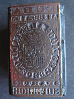 Rare Matrix And Unique Gravee On Copper Tax Cub Stamp. From 1892