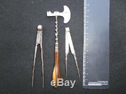 Rare Miniature Tool Hammer Sugar Folk Art Work Control 14.5 CM