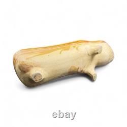 Rare Old Alsatian Mold, Glazed Terracotta Doll, 36 cm