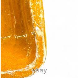 Rare Old Alsatian Mold for Doll, Glazed Terracotta, 36 cm