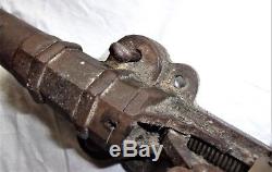 Rare Old Scare-gun Or Wrought-iron Mole 19th 19th Century