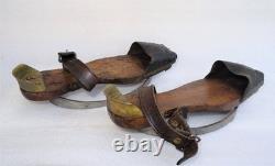 Rare Pair of Soques or Mud Skates, 19th Century