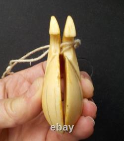 Rare Pairs of Castanets from the 19th Century in Bone B2