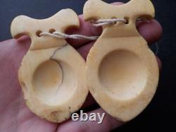 Rare Pairs of Castanets from the 19th Century in Bone B2
