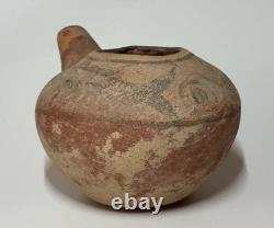 Rare Terracotta Feeding Bottle with Fish Motifs, Indus Valley, 3200–2700 BC