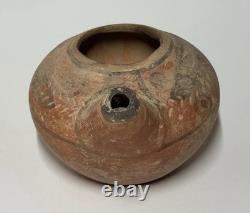 Rare Terracotta Feeding Bottle with Fish Motifs, Indus Valley, 3200–2700 BC