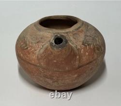 Rare Terracotta Feeding Bottle with Fish Motifs, Indus Valley, 3200–2700 BC