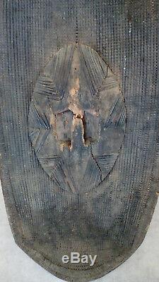 Rare Very Old And Authentic African Shield Mangbetu